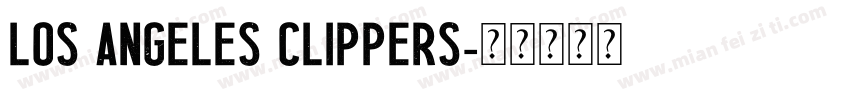 Los Angeles Clippers字体转换